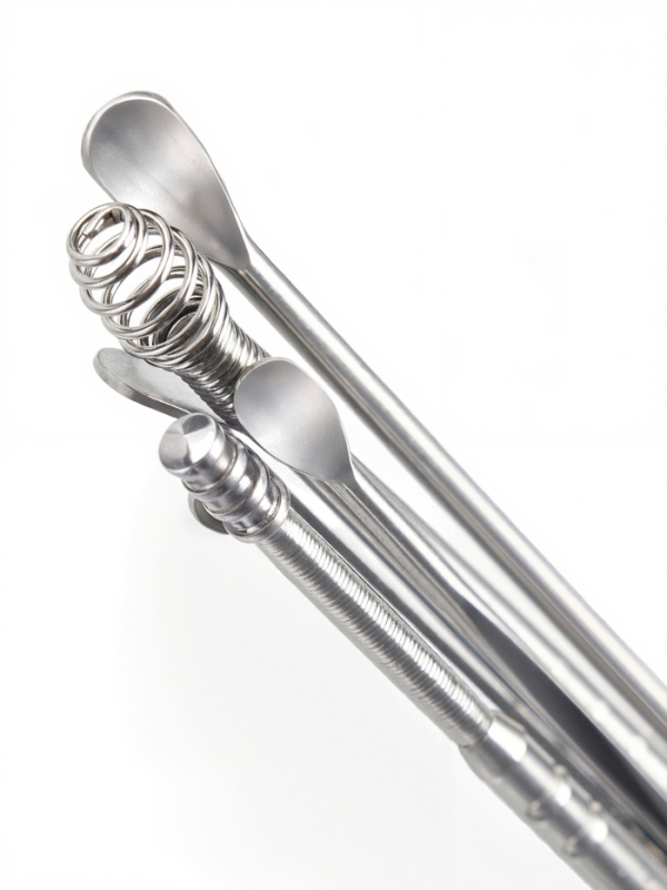 Набор для чистки ушей: кожаный чехол + 6 предметов Набор для чистки ушей: кожаный чехол + 6 предметов