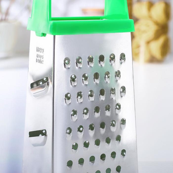 Тёрка Доляна, 4 грани, 11×8,5×22 см, ручка пластик, цвет МИКС Тёрка Доляна, 4 грани, 11×8,5×22 см, ручка пластик, цвет МИКС