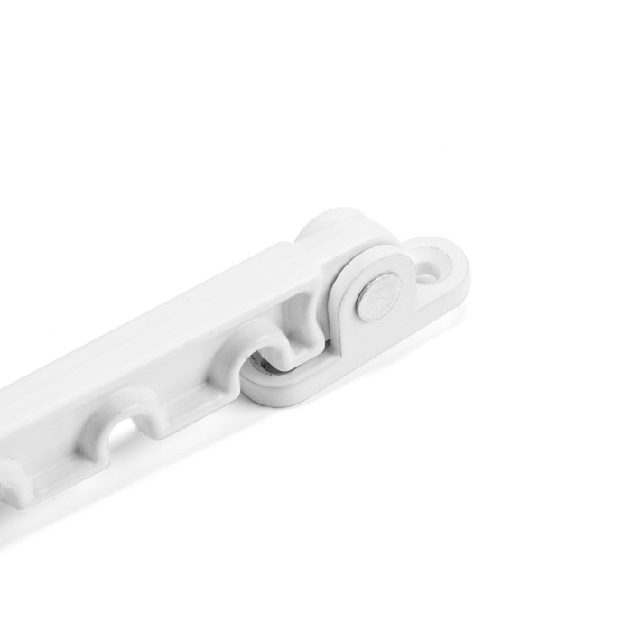 Ограничитель открывания белый металл, 5-х позиционный РП 623 Ограничитель открывания белый металл, 5-х позиционный РП 623