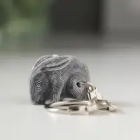 Брелок "Кролики", 2,3см