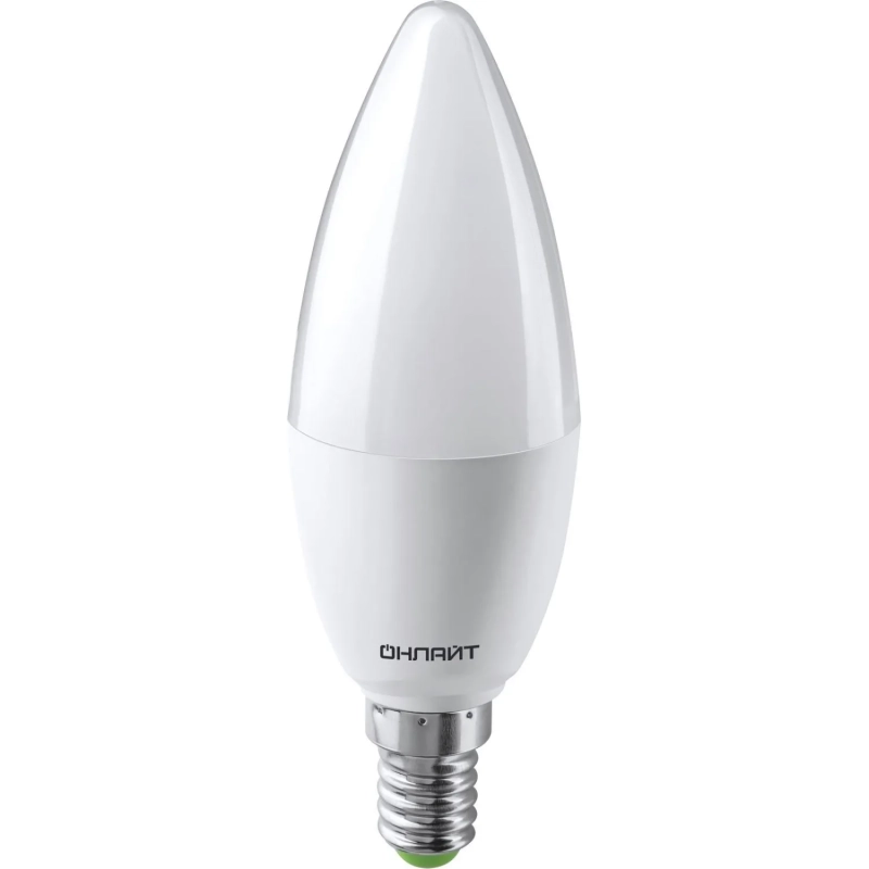 Лампа светодиодная ОНЛАЙТ OLL-C37-10-230-2.7K-E14-PROMO 10Вт Е14 2.7К 82914