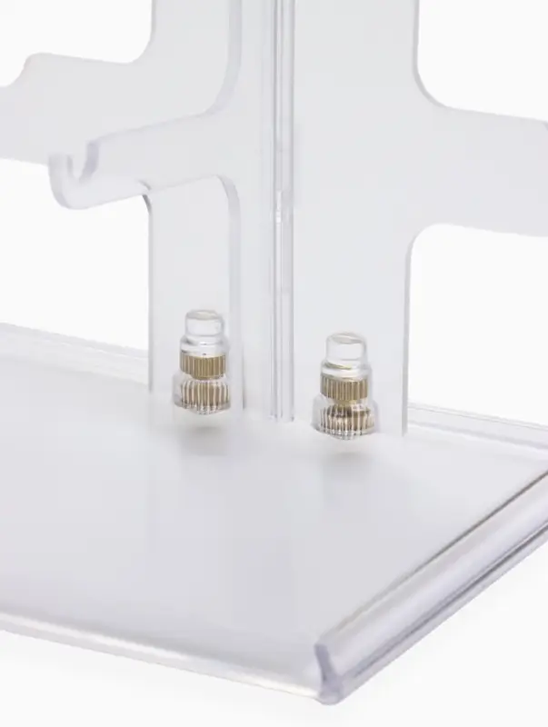 Подставка под очки 10 мест, 32&times;13&times;31 см, настольная, прозрачная