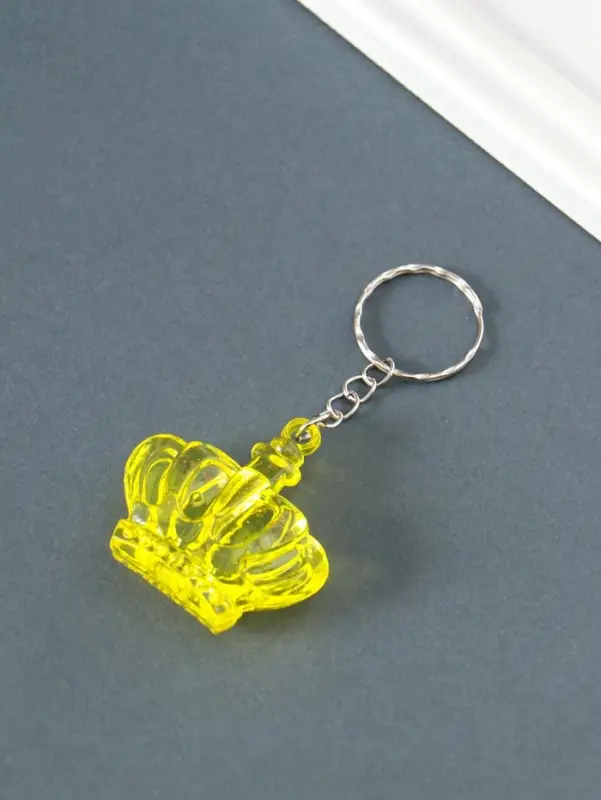 Брелок пластик "Корона" МИКС 4х4,4х1,5 см