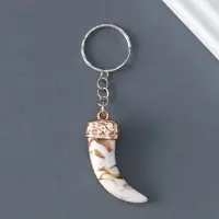 Брелок для ключей на кольце &laquo;Клык&raquo;, пластик под металл, 5.5&times;2&times;1 см