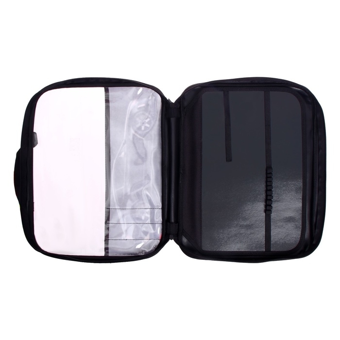 Папка для труда А4, 335 х 260 х 60 мм, с ручками, текстиль, ПВХ, с наполнением 13 предметов, Calligrata, ПТР-111, "Тачка"