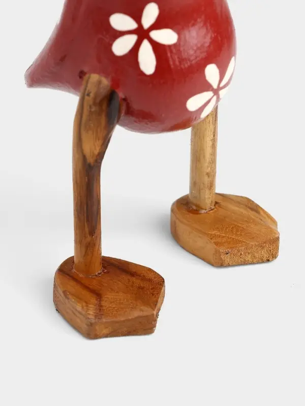 Сувенир &laquo;Утка в цветочек&raquo;, 25 см, дерево