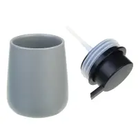 VETTA Дозатор для жидкого мыла, 320 мл, 13x9x9 см, керамика, "Космос", серый