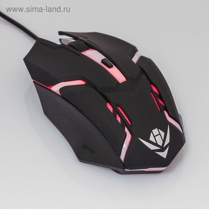 Мышь Nakatomi MOG-03U Gaming, игровая, проводная, 4 кнопки, подсветка, 1600 dpi, USB, чёрная Мышь Nakatomi MOG-03U Gaming, игровая, проводная, 4 кнопки, подсветка, 1600 dpi, USB, чёрная