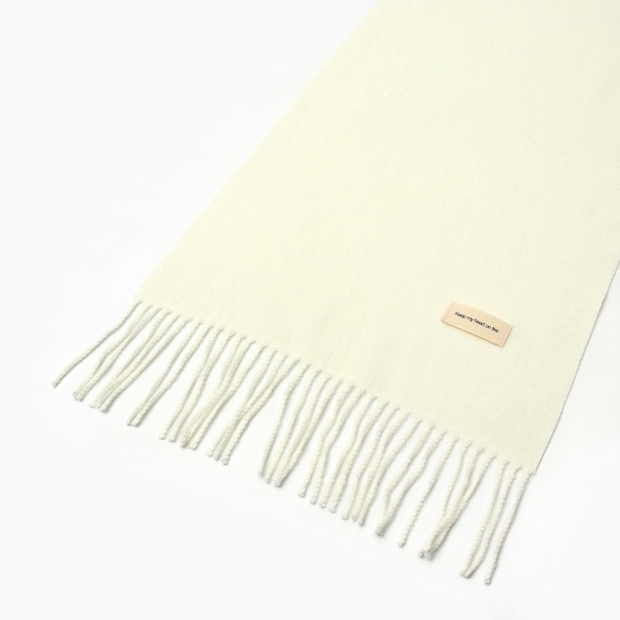 Шарф женский MIST, молочный, 33*180 см