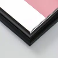 Фоторамка для фото 30х40 см "Oframe", пластик, чёрный, (пластиковый экран)