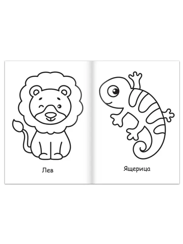 Супер раскраска &laquo;Весёлый зоопарк&raquo;, 68 стр., формат А4