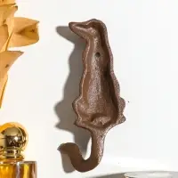 Крючок настенный &laquo;Охотничья собака&raquo;, ключница декоративная, чугун, 4.8&times;13.5&times;3.5 см