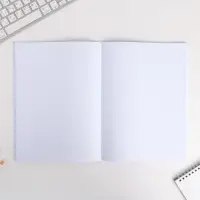 Тетрадь в клетку, А4, 96 л., на скрепке, блок №1, JUNGLE