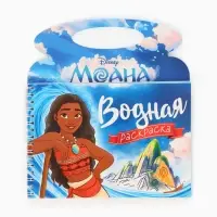 Раскраска водная &laquo;Поиски Пуа&raquo;, с маркером, многоразовая, Моана