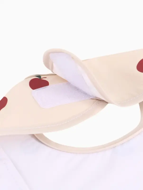 Нагрудник для кормления, непромокаемый с карманом, бежевый M&B