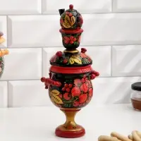 Фигура дерево &laquo;Самовар&raquo;, хохлома