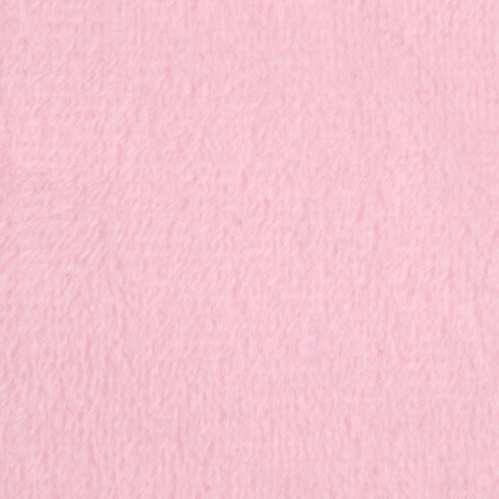 Лоскут плюш, 50 &times; 50 см, 220 г/м, цвет светло-розовый №57
