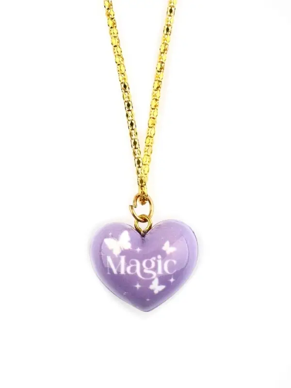 Подвеска с кулоном сердце Sweet girl, 2.4&times;2.3 см