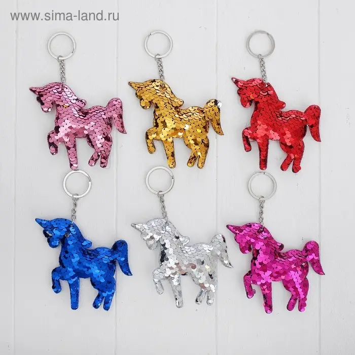 Брелок-хамелеон детский «Единорог», мягкий, цвета МИКС Брелок-хамелеон детский «Единорог», мягкий, цвета МИКС