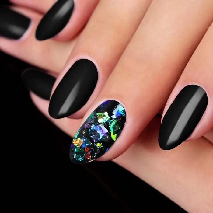 Радужные хлопья для декора «Битое стекло», голографические