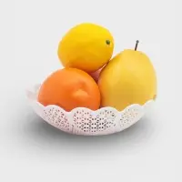 Ваза для хлеба и фруктов &laquo;Кубань. Сердце&raquo;, 18&times;4.5 см, белый, рисунок МИКС