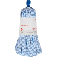 Насадка МОП Vileda Professional Супермоп антибак 33см 125гр бел/син 137908