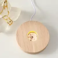 Сувенир полистоун свет "Будда Анджали Мудра - молитва" прозрачный 10х10х17,5 см