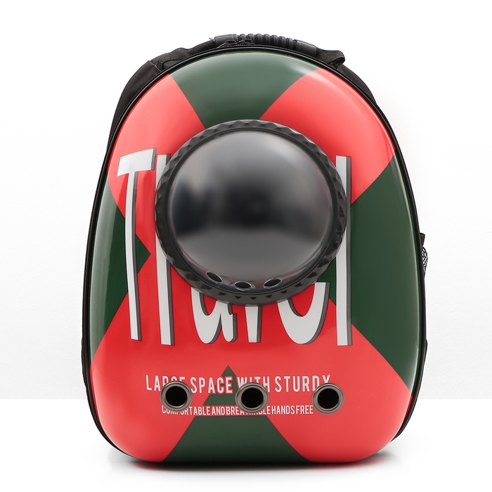 Рюкзак для переноски кошек и собак  Рюкзак для переноски кошек и собак "Travel", с окном, 32 х 25 х 42 см