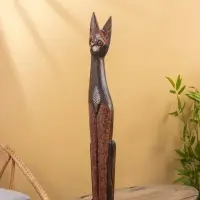 Сувенир дерево "Кошка" 100 см, МИКС