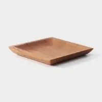 Тарелка квадратная, 15&times;15&times;2 см, тиковое дерево