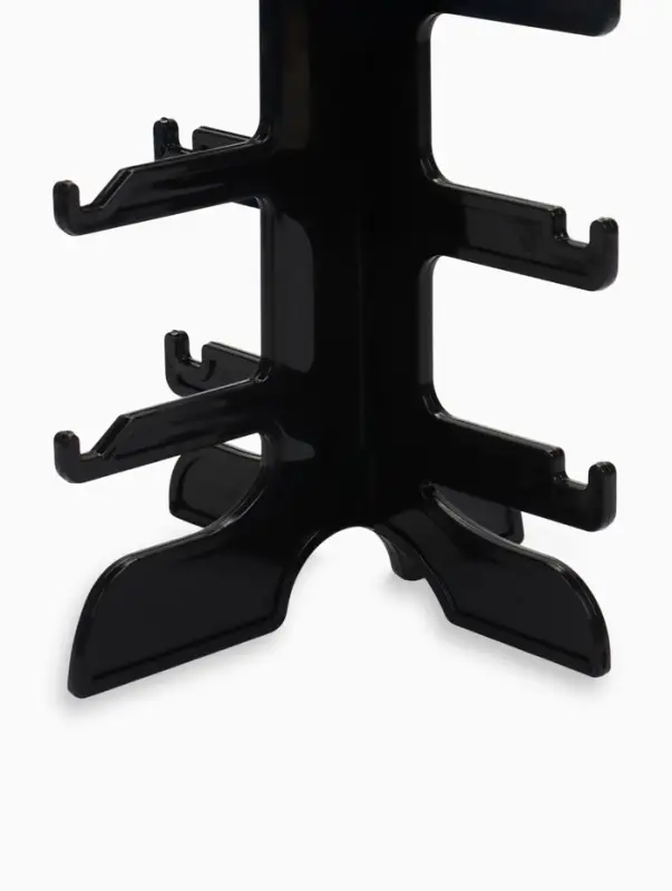 Подставка под очки 6 мест, 16&times;14.5&times;35.5 см, чёрная