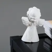 Фигурка гипс &laquo;Молящийся ангел&raquo;, позолота, 3&times;7&times;4.5 см