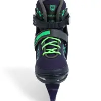 Коньки раздвижные BlackAqua, р. 39-42, для фитнеса, синие, зелёные Коньки раздвижные BlackAqua, р. 39-42, для фитнеса, синие, зелёные