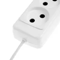 Удлинитель СТАРТ УХ6-103, 3 розетки, 1,5 м, 6 А, ШВВП, с заземлением, белый