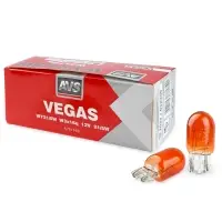 Лампа AVS Vegas 12V. WY21/5W "orange"(W3x16q) BOX 10шт.