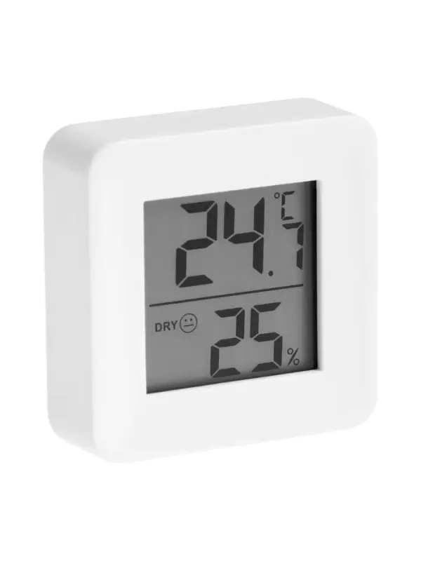 Термометр электронный LTR-08, датчик температуры, датчик влажности, белый