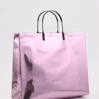 Пакет подарочный ПВХ, голография, розовый, пластиковая ручка, 32×28×11 см Пакет подарочный ПВХ, голография, розовый, пластиковая ручка, 32×28×11 см