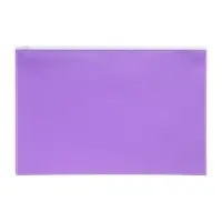 Набор папок-конвертов на ZIP-молнии A4, 180 мкм, Calligrata &laquo;Акварель&raquo;, полупрозрачные, 5 штук, МИКС