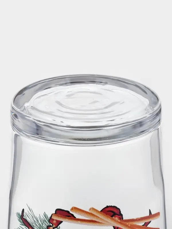 Пивной бокал &laquo;Деликатес&raquo;, 570 мл, стекло, рисунок МИКС