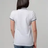 Рубашка поло женская Virma Stripes Lady, белая, размер S