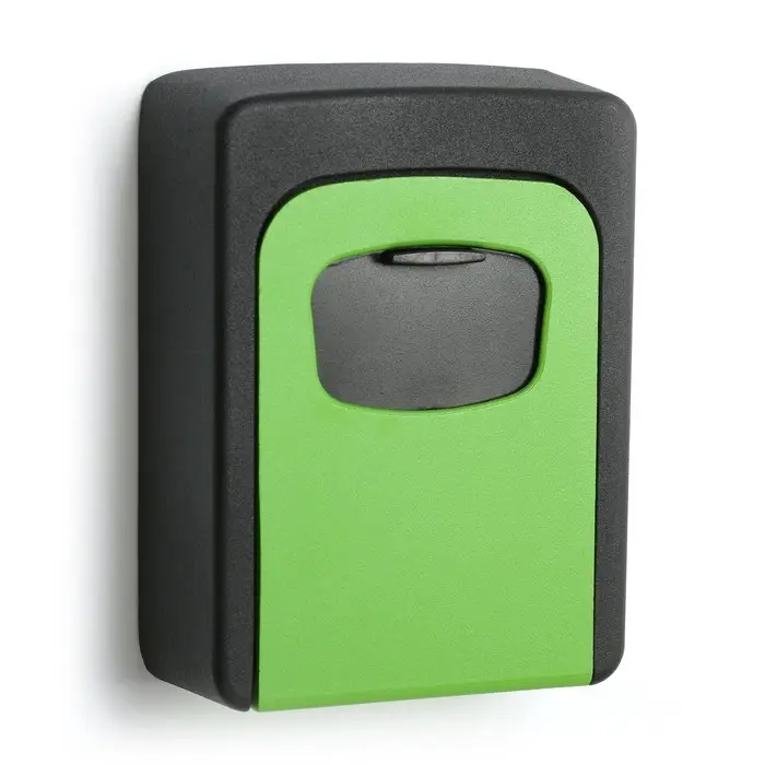 Сейф-ключница кодовая ТУНДРА, металлическая, усиленная, зелёный