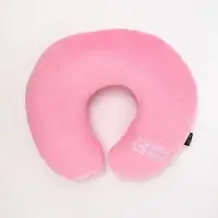 Подушка для путешествий бархатная "Не храплю", розовая, 28 х 30 х 9  см