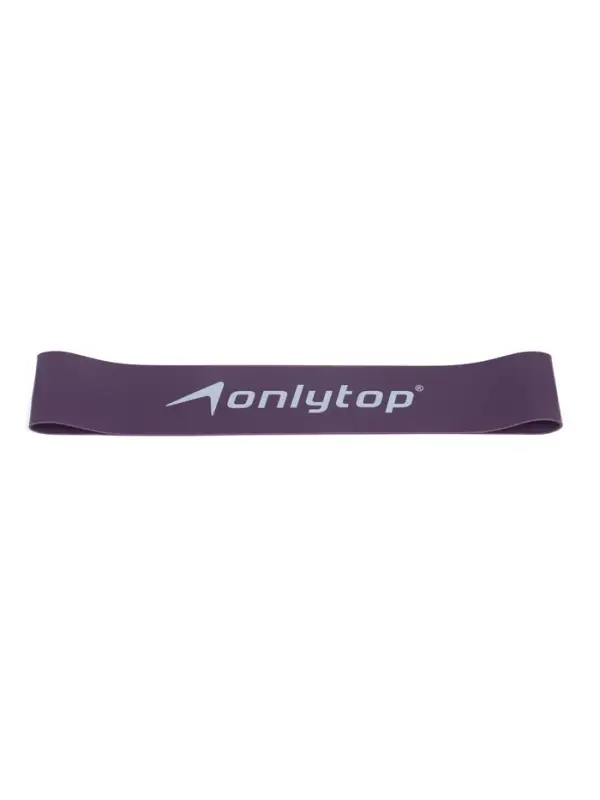 Фитнес-резинка ONLYTOP, 30&times;5&times;0.11 см, нагрузка 10 кг, МИКС