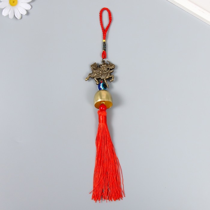 Колокольчик металл  Колокольчик металл "Цилинь (Кирин)" 1 колокол 18х4,5х3 см