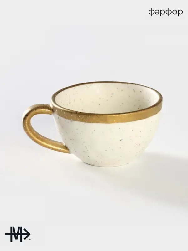 Кружка Magistro Poursephona, 250 мл, фарфор, белая