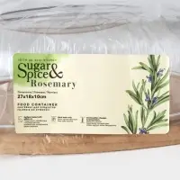 Хлебница Rosemary, 27&times;18.5&times;10 см, пластик, деревянное дно