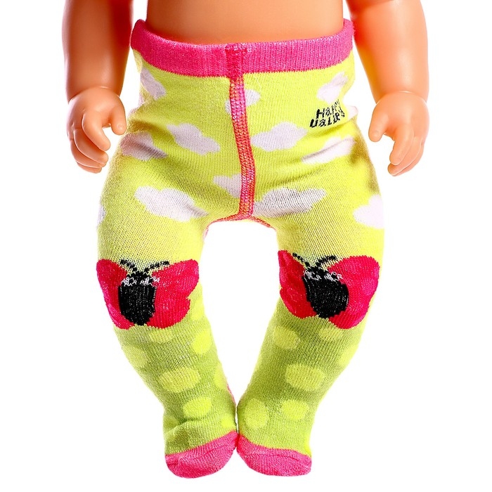 Одежда для пупса «Бабочка», колготки с носочками Одежда для пупса «Бабочка», колготки с носочками