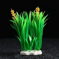 Островок с растениями искусственными для аквариума, 17&times;12&times;22 см