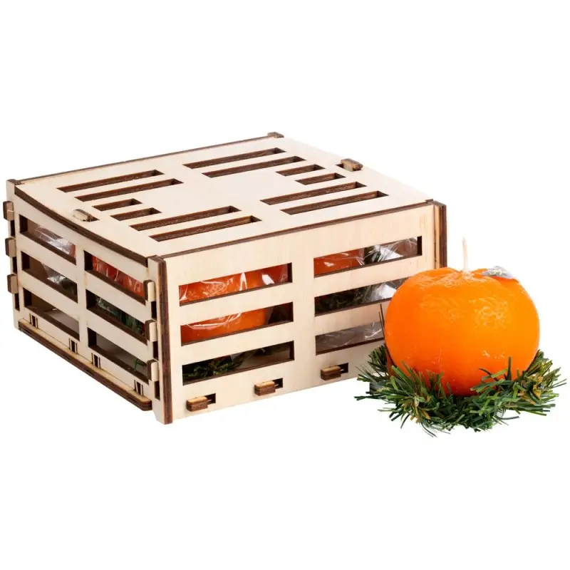 Свеча «Ящик мандаринов» Свеча «Ящик мандаринов»