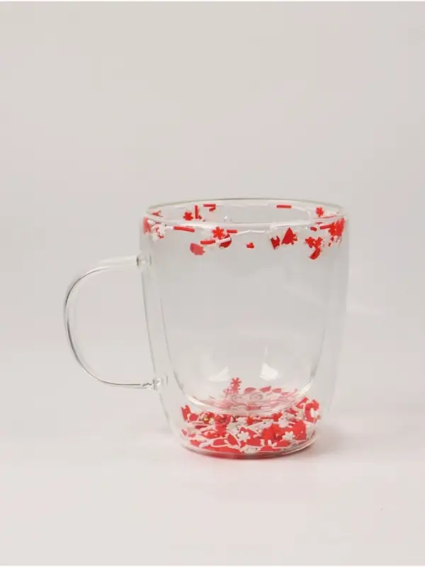 Кружка новогодняя с двойными стенками &laquo;Новогоднее настроение&raquo;, 350 мл